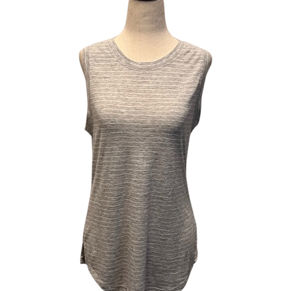 Athleta Heather Gray Women's Tank Top - Picture 2 of 9